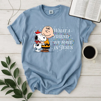 What a Friend We Have In Jesus Snoopy Comfort Color T-Shirt