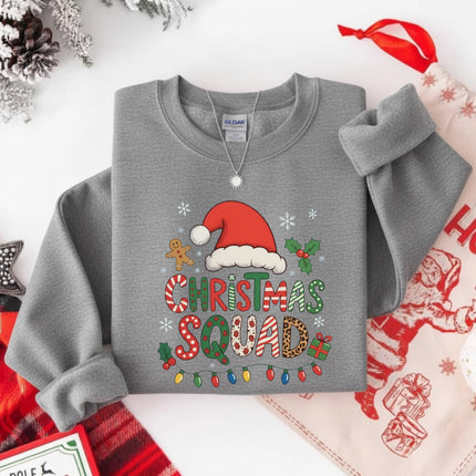 Christmas Squad Christmas Gildan Sweatshirt for Adults