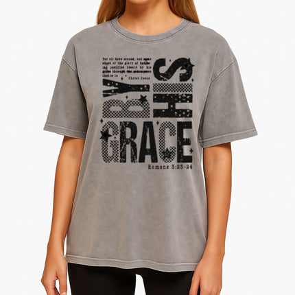By His Grace Christian T-Shirt