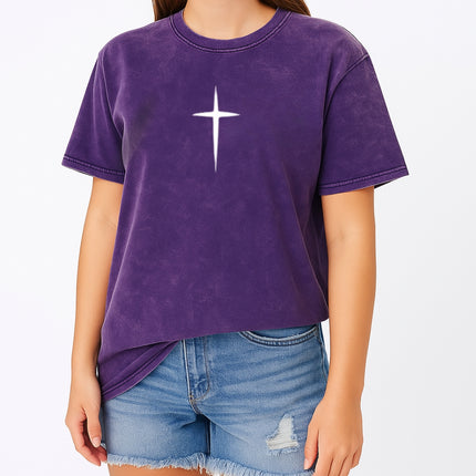 Minimalist Christian Cross T-Shirt