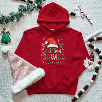 Christmas Squad Christmas Hoodie for Adults
