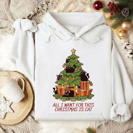 All I want for this Christmas is Cat Christmas Hoodie