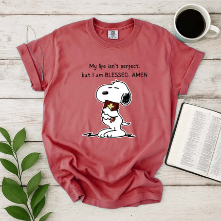 I Am Blessed Amen Snoopy Comfort Color T-Shirt