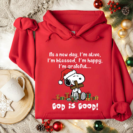 God Is Good Snoopy Hoodie