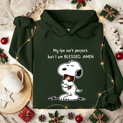 I Am Blessed Amen Snoopy Hoodie