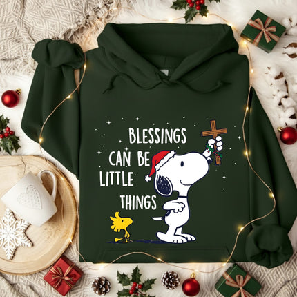 Blessings Can Be Little Things Snoopy Hoodie