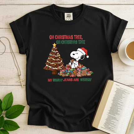 My Skinny Jeans Are History Snoopy Comfort Color T-Shirt