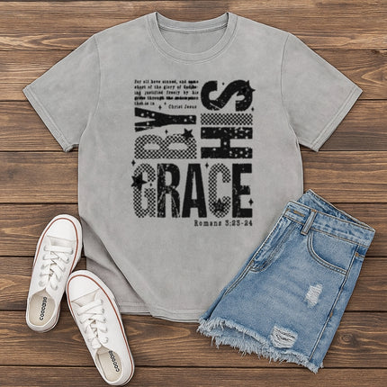 By His Grace Christian T-Shirt