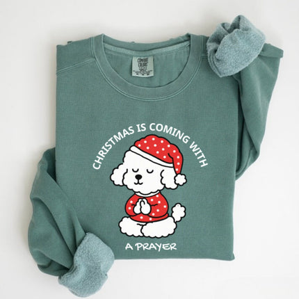 Comfort Colors Christmas is Coming Sweatshirt