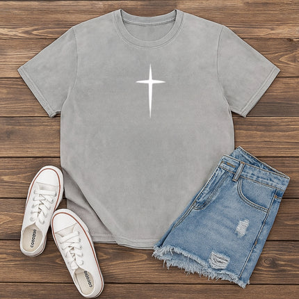 Minimalist Christian Cross T-Shirt
