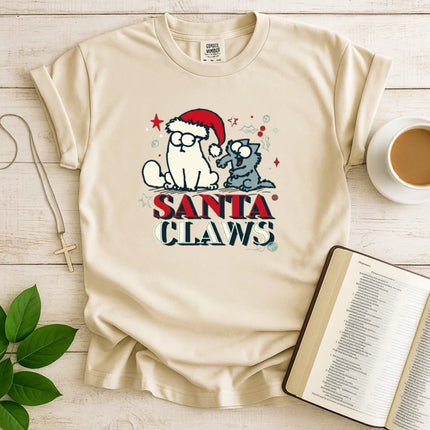 Comfort Colors Santa Claws Christmas T-Shirt
