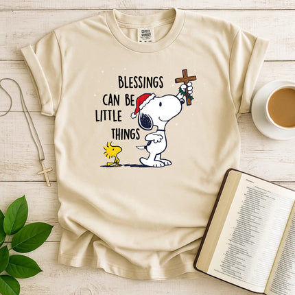 Blessings Can Be Little Things Snoopy Comfort Color T-Shirt