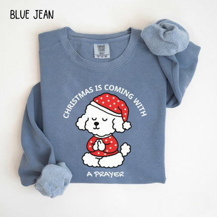 Comfort Colors Christmas is Coming Sweatshirt