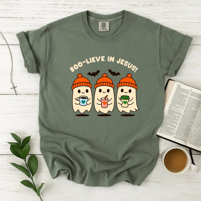 Comfort Colors Boo-lieve in Jesus T-Shirt