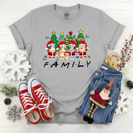 Family Christmas Gildan T-Shirt for Adults