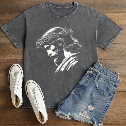 Jesus with Crown of Thorns T-Shirt