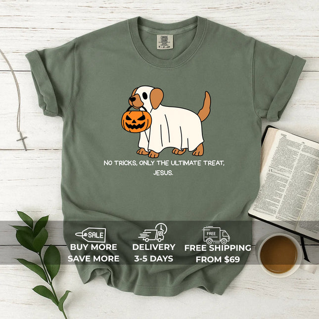 Comfort Colors No Trick with Dog T-Shirt