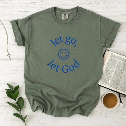 Comfort Colors Let Go, Let God Christian T-Shirt
