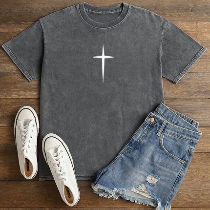 Minimalist Christian Cross T-Shirt