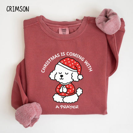 Comfort Colors Christmas is Coming Sweatshirt