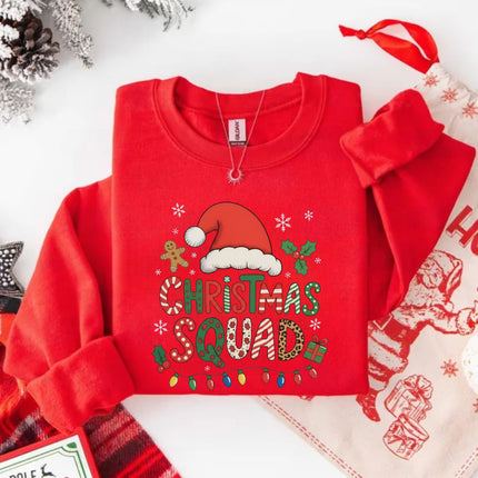 Christmas Squad Christmas Gildan Sweatshirt for Adults