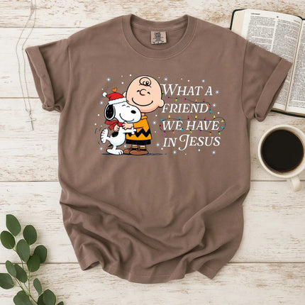 What a Friend We Have In Jesus Snoopy Comfort Color T-Shirt