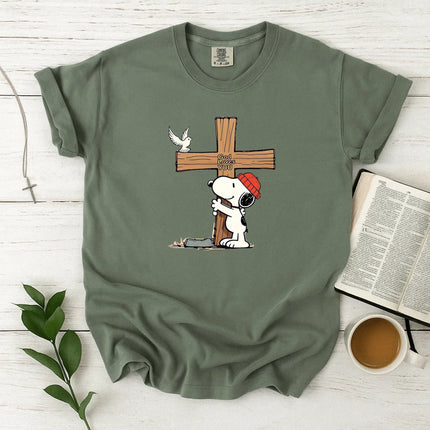 God Loves You Snoopy Comfort Color T-Shirt