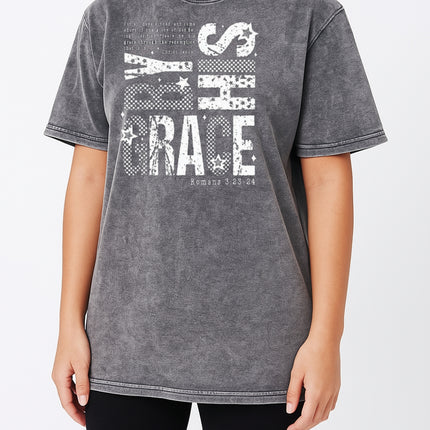 By His Grace Christian T-Shirt