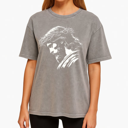 Jesus with Crown of Thorns T-Shirt