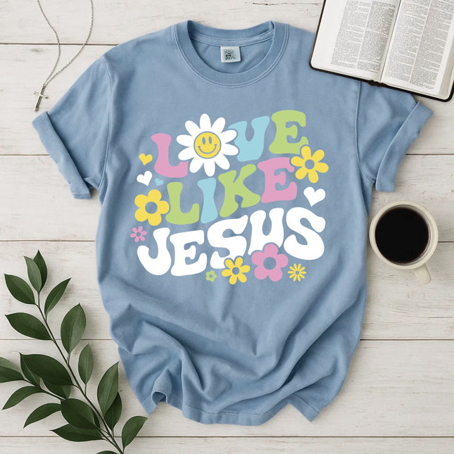 Comfort Color LOVE LIKE JESUS T-shirt