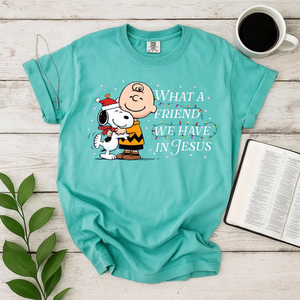 What a Friend We Have In Jesus Snoopy Comfort Color T-Shirt
