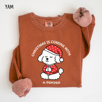 Comfort Colors Christmas is Coming Sweatshirt