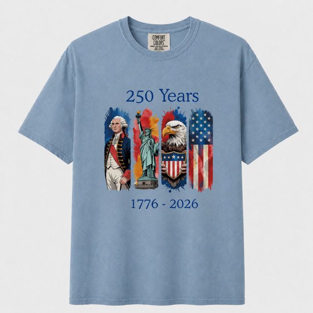Comfort Colors USA 1776-2026 250th Anniversary T-Shirt