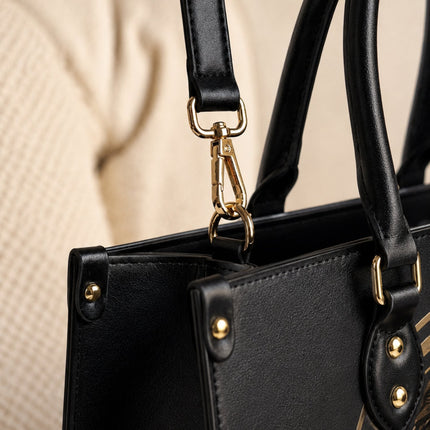 Christian Strength and Dignity Leather Handbag