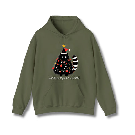 Meow-ry Christmas Hoodie