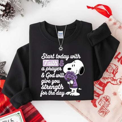 Start today with Faith Sweatshirt
