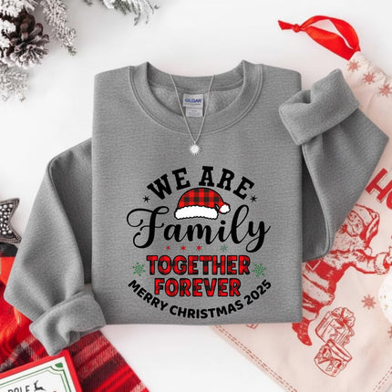We are family Christmas Gildan Sweatshirt for Adults