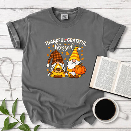 Comfort Colors Thankful and Grateful Thanksgiving T-Shirt