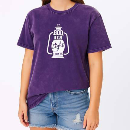 God Is Light Christian T-Shirt