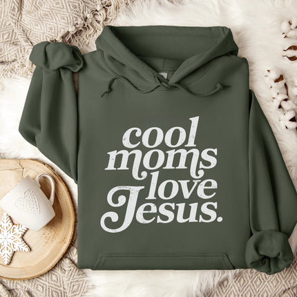 Cool moms love jesus Hoodie