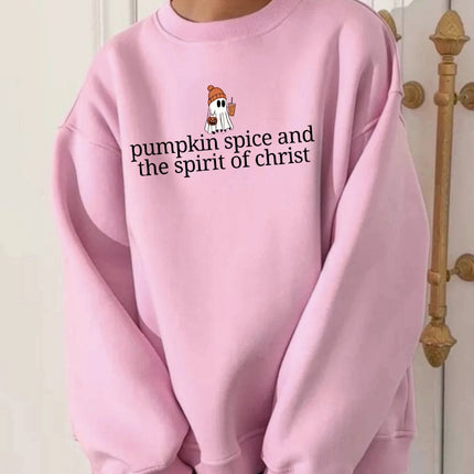 Pumpkin Spice and the Spirit of Christ Sweatshirt