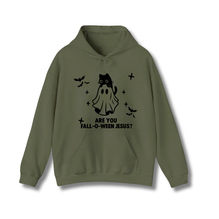Fall-O-Ween Jesus Cute Gildan Hoodie