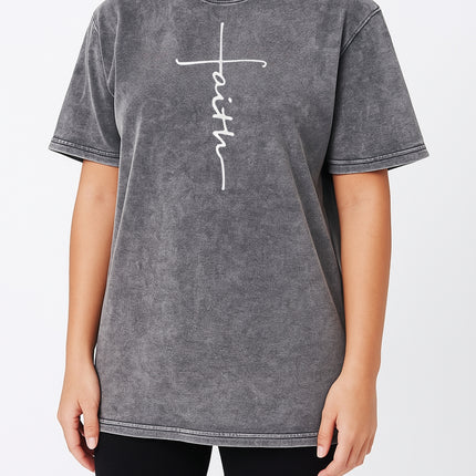 Faith on Cross Christian T-Shirt