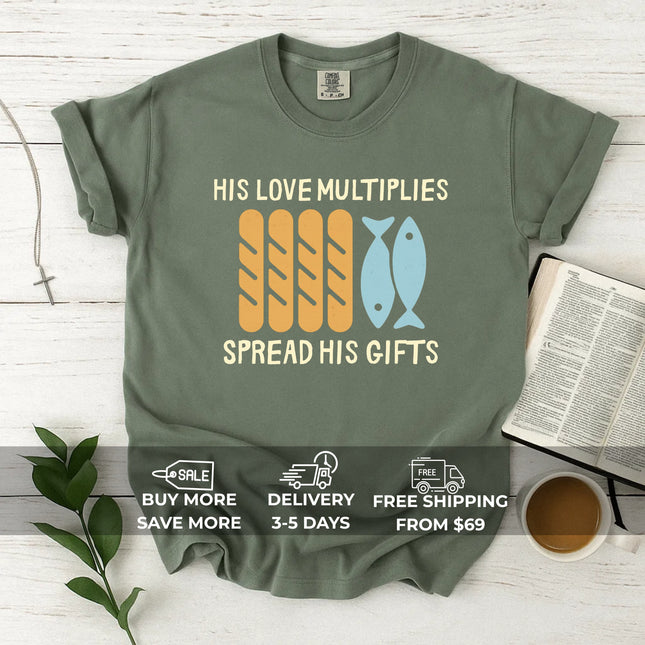 Comfort Colors His Love Multiples T-shirt