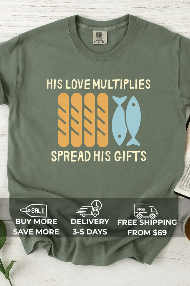 Comfort Colors His Love Multiples T-shirt