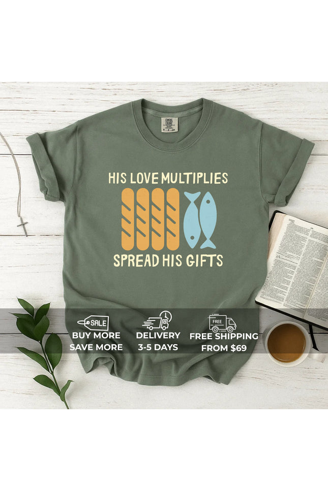 Comfort Colors His Love Multiples T-shirt