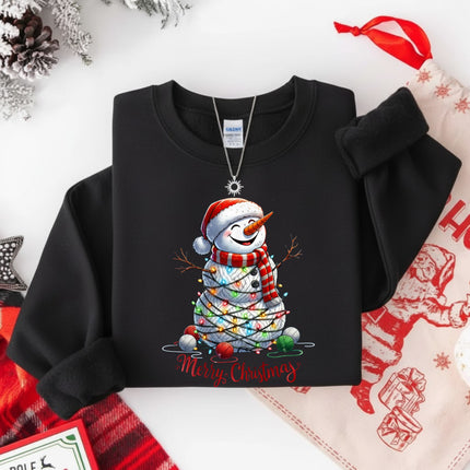 Merry Christmas Snowman Sweatshirt