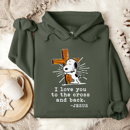 I Love You To The Cross And Back Hoodie