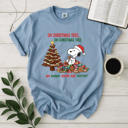 My Skinny Jeans Are History Snoopy Comfort Color T-Shirt