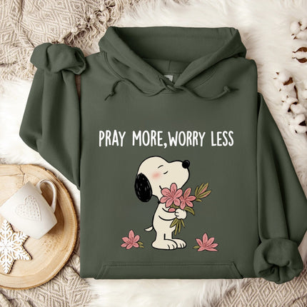 Pray More Worry Less Hoodie